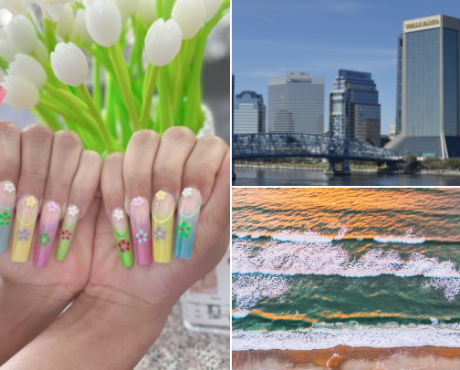 🌟 JACKSONVILLE, FL- EVERYDAY GEMS ✨ – FOOD, FUN & SPOTS 🛍️ cover photo collage