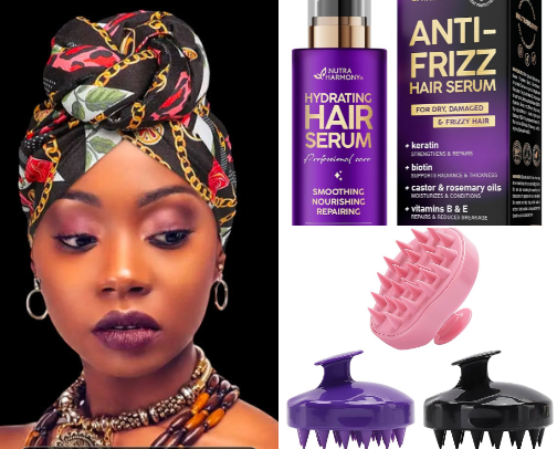 💇‍♀️HAIR CARE 🌸– HEALTHY, SHINY & STRONG EVERY DAY ✨ cover photo collage