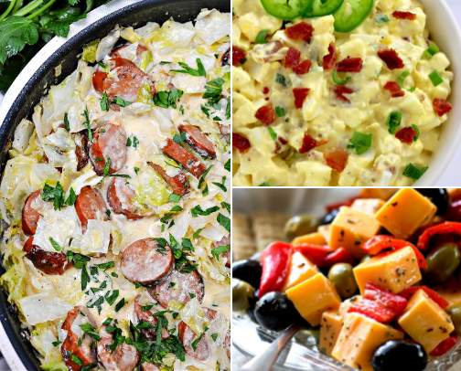 Low Carb Living cover photo collage
