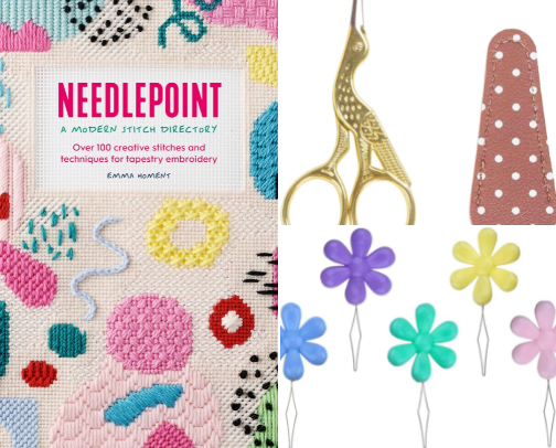 My Needlepoint Starter Kit: Everything I Actually Use (No Fluff) cover photo collage
