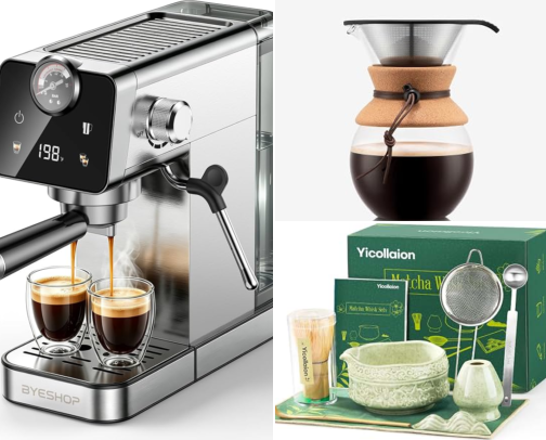 Mom's Morning Coffee Bar cover photo collage