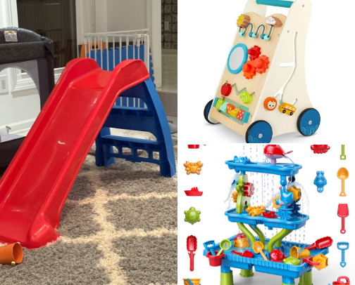 My active toddler favorite Toys cover photo collage