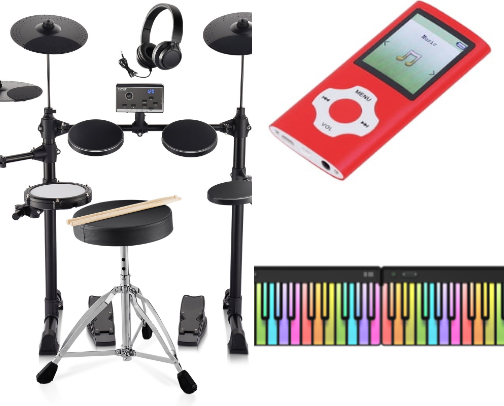 Music for kids cover photo collage