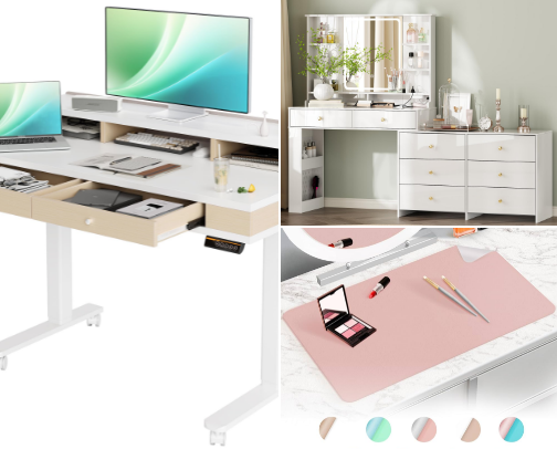Desk Ideas cover photo collage