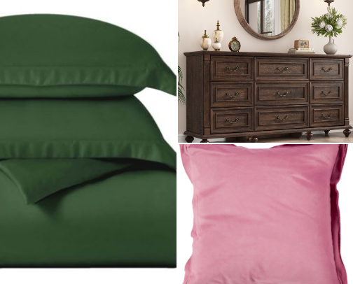 Cozy bedroom design ✨ cover photo collage