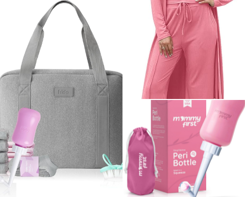 Postpartum Recovery Essentials cover photo collage