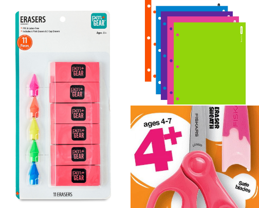 Back to School Supplies - Walmart cover photo collage