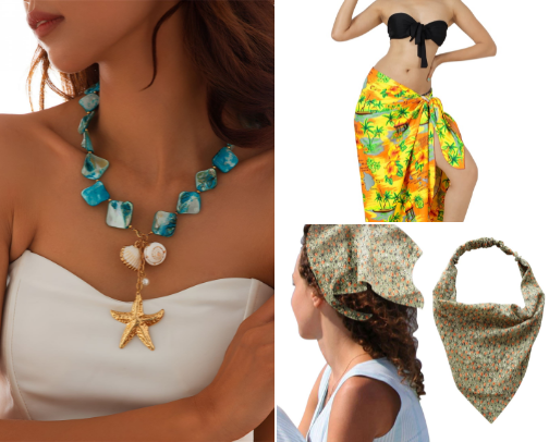 Tropical Summer Essentials: Aesthetics & Vibe-Approved Accessories 🕶️☀️ cover photo collage
