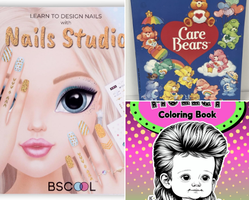 Relax & Color cover photo collage