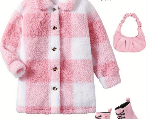 “Stylish Girls Winter Coat – Only R17 for New Users!” cover photo collage