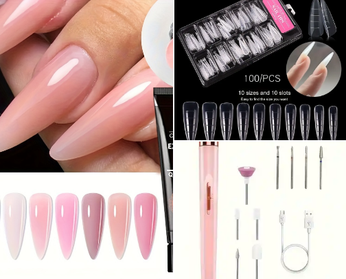 Do your own nails w/ Temu! cover photo collage