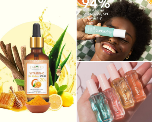 SunSmart Beauty Serum cover photo collage