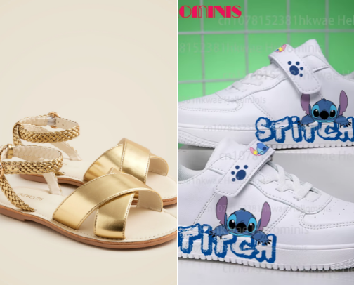 Shoes for kids cover photo collage