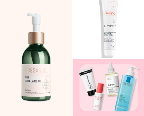Skincare cover photo collage