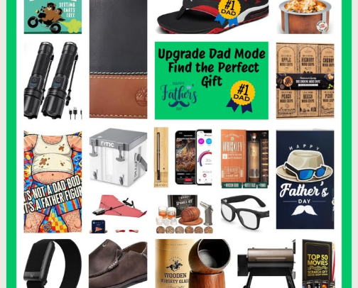 Cool Gift Ideas for Cool Dads cover photo collage