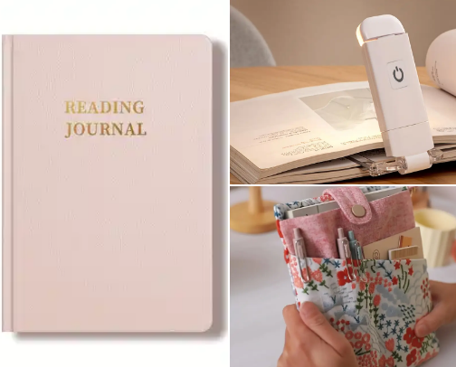 Must-Have Accessories for Book Lovers! ✨ cover photo collage