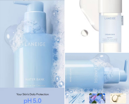 Laneige Beginner Skincare Routine cover photo collage