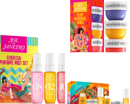Gift packages cover photo collage