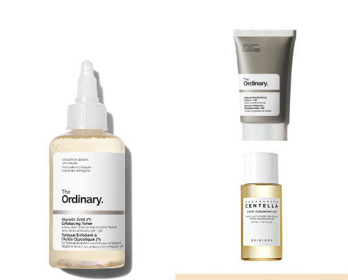 Skincare Products cover photo collage