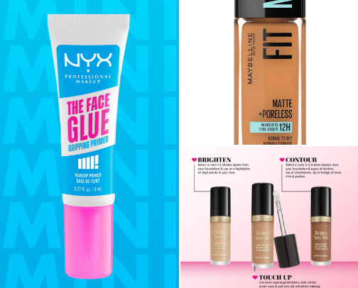 long lasting matt full coverage make up routine cover photo collage