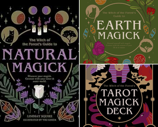 Witchy books, stuff and more 🔮 cover photo collage