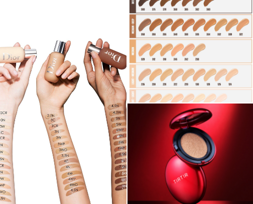 my fav foundations💞 cover photo collage