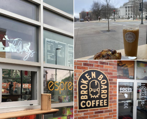 madison coffee recs cover photo collage
