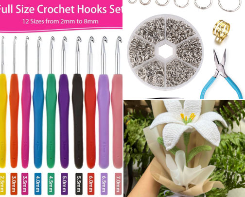 Materiales para tejer 🪡 cover photo collage