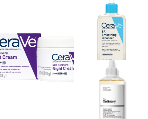 Skincare Favourites cover photo collage