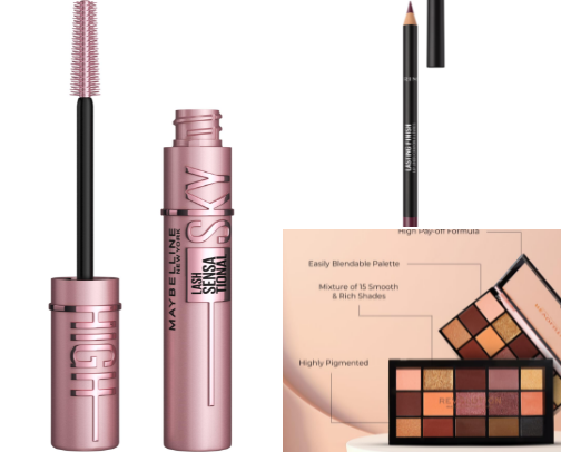 makeup essentials💄🎀 cover photo collage
