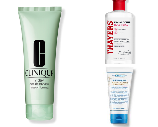 ✨drop that skin care routine✨ cover photo collage