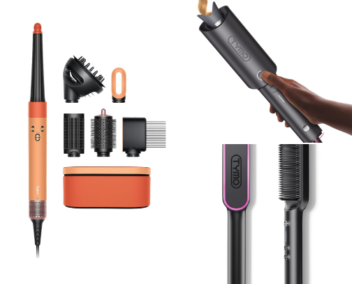 Best Heat Styling Tools for Curly Hair cover photo collage