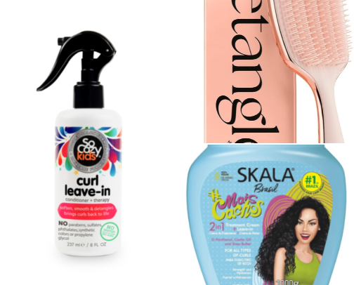 Curly Hair Products cover photo collage