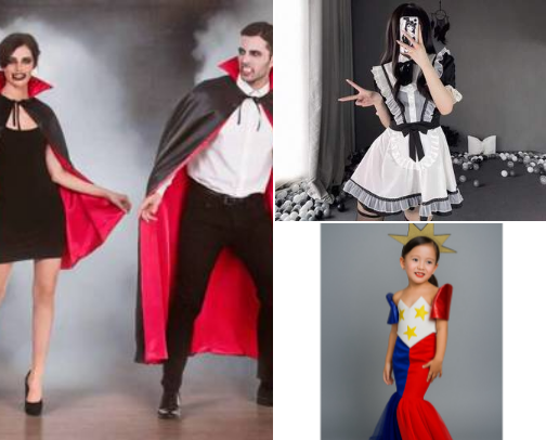 Costume Halloween outfit and more cover photo collage