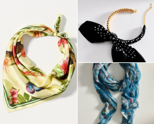 Silk Scarfs cover photo collage