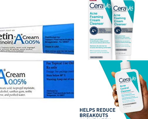 ✨ Updated Acne Routine ✨ cover photo collage