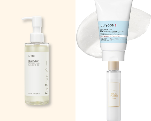 my fav korean affordable skin products 🧊 cover photo collage