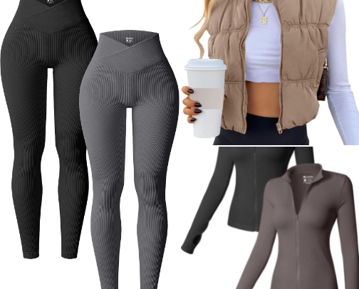 Comfy mom look 👀 cover photo collage