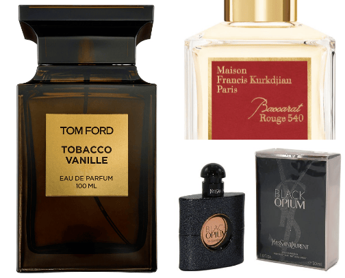 Parfumes cover photo collage