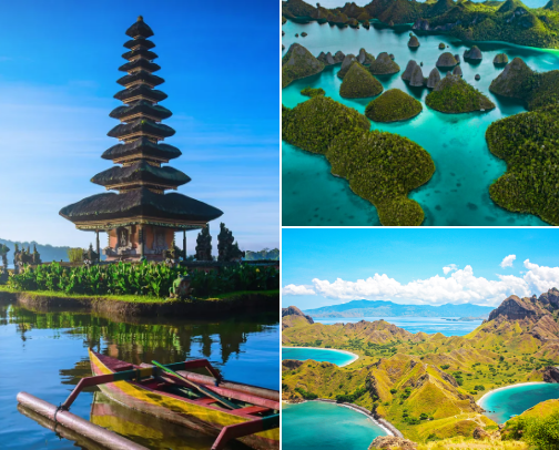 Destination cover photo collage