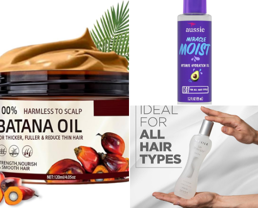 My Secret to Soft, Shiny, Healthy Hair ✨ cover photo collage