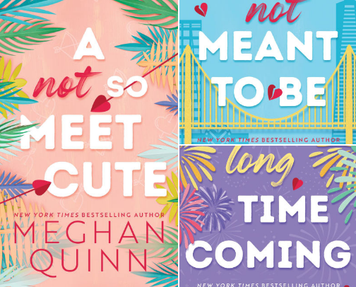 Meghan Quinn book recommendations cover photo collage