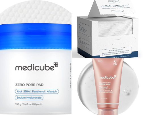 Skin care routine cover photo collage