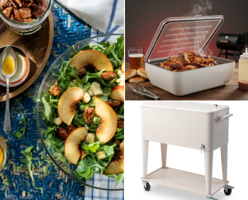 Summer Entertaining and Backyard Party Essentials cover photo collage