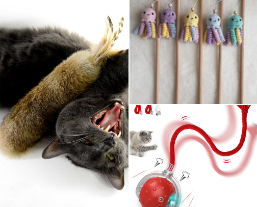 My Cats favorite toys cover photo collage