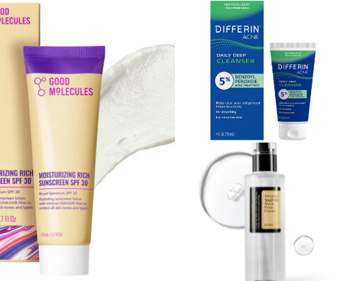 ✨Essential SkinCare products✨
For moisture-Protection-Better skin goals
 ALL AFFORDABLE cover photo collage