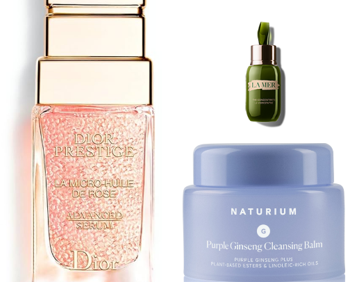 Skincare Holy Grail Products cover photo collage