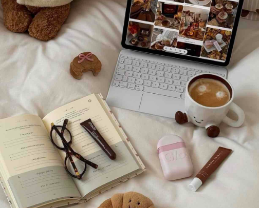 my october favs 🧸☕🍂🦉 cover photo collage
