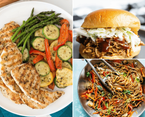 Go-to recipes cover photo collage
