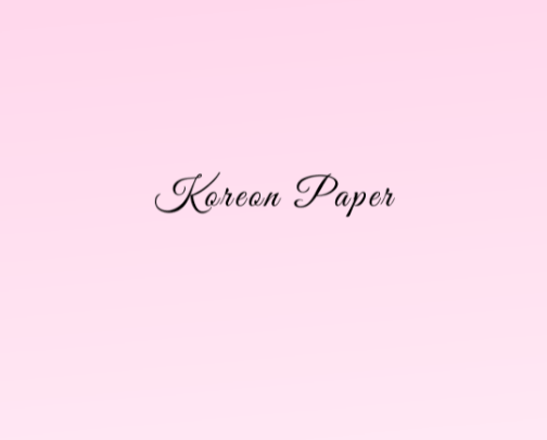 Korean Paper cover photo collage